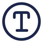 Text Circle SVG Icon